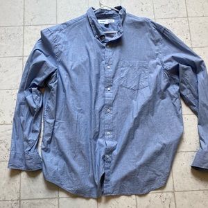 OLD NAVY Men’s Chambray Long Sleeve Button Down